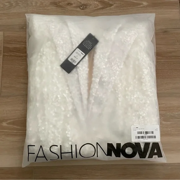 Fashion Nova | Dresses | Fashion Nova Bring The Drama Silver Sequin Midi  Dress X | Poshmark